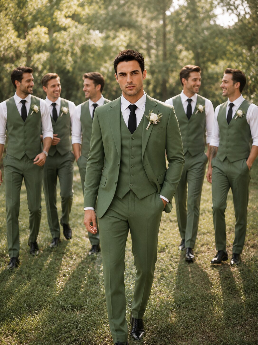 Men's Business 3-Piece Suit Slim Fit
