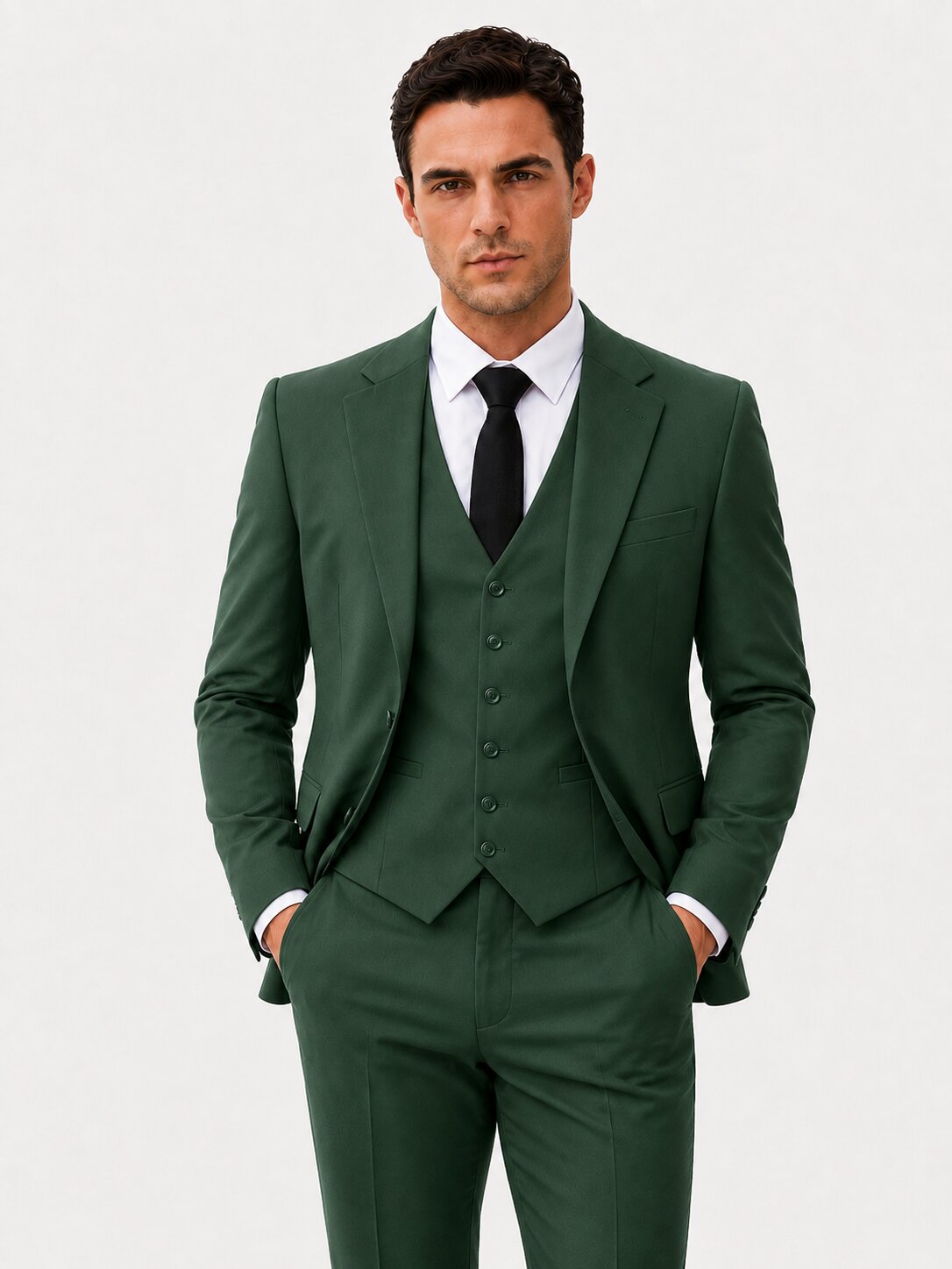 Men's Business 3-Piece Suit Slim Fit