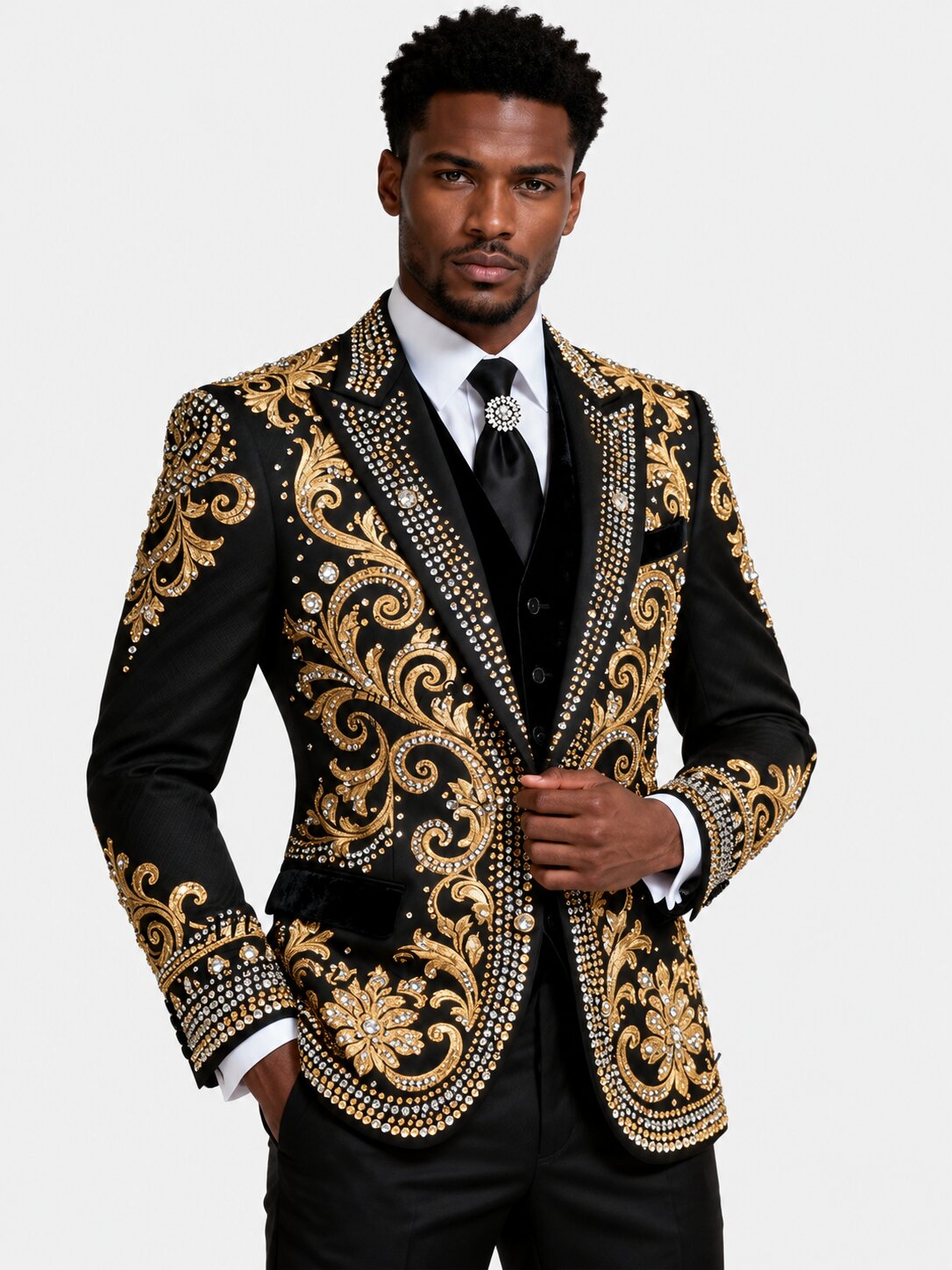 mens-black-and-gold-baroque-embroidered-3-piece-tuxedo-suits