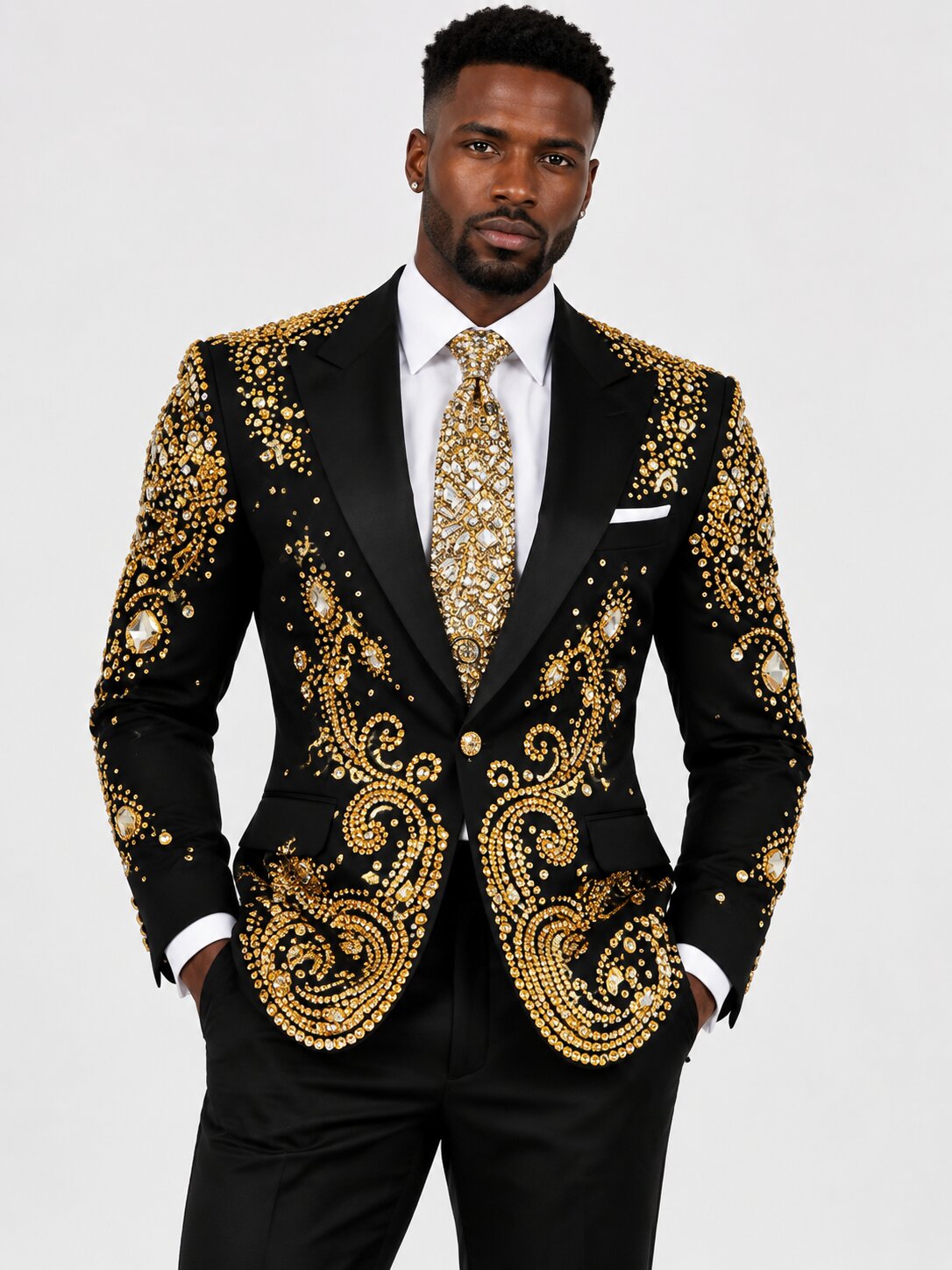 mens-black-gold-embroidered-tuxedo-luxury-statementsuit