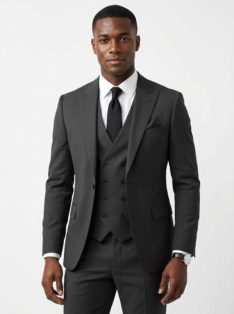 Men's Slim Fit 3 Piece Suit Wedding Casual Business