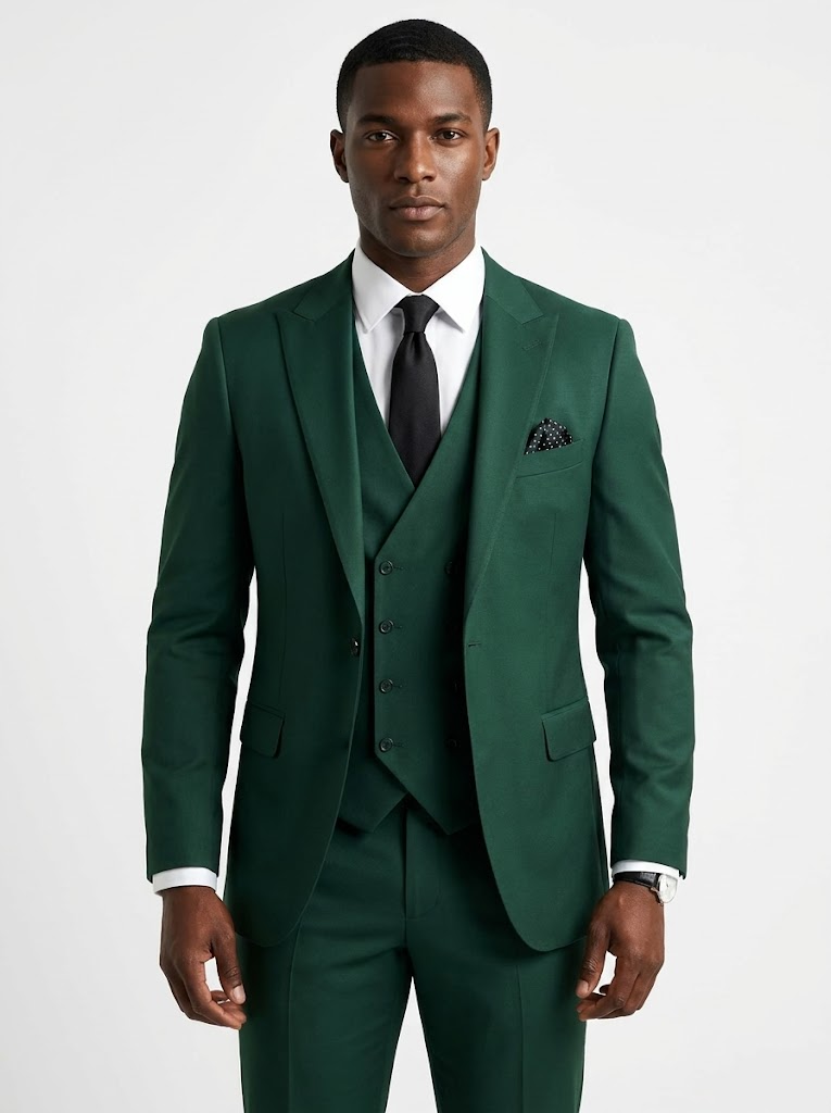 Men's Slim Fit 3 Piece Suit Wedding Casual Business
