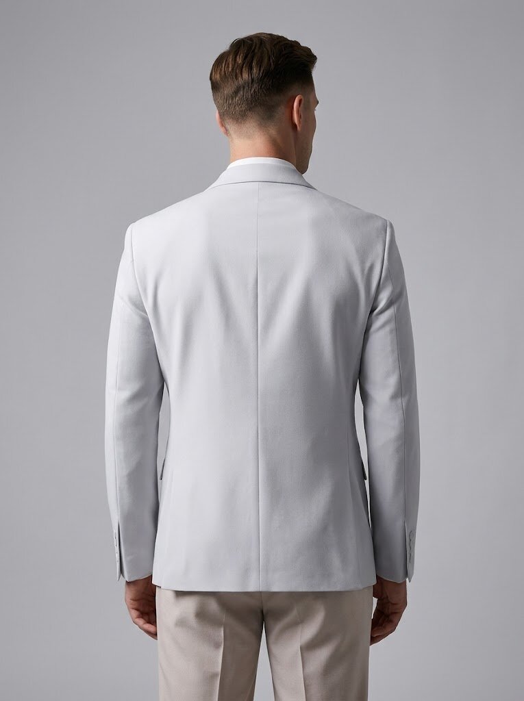 Men's Contrast  Slim Fit Suits 3-Piece