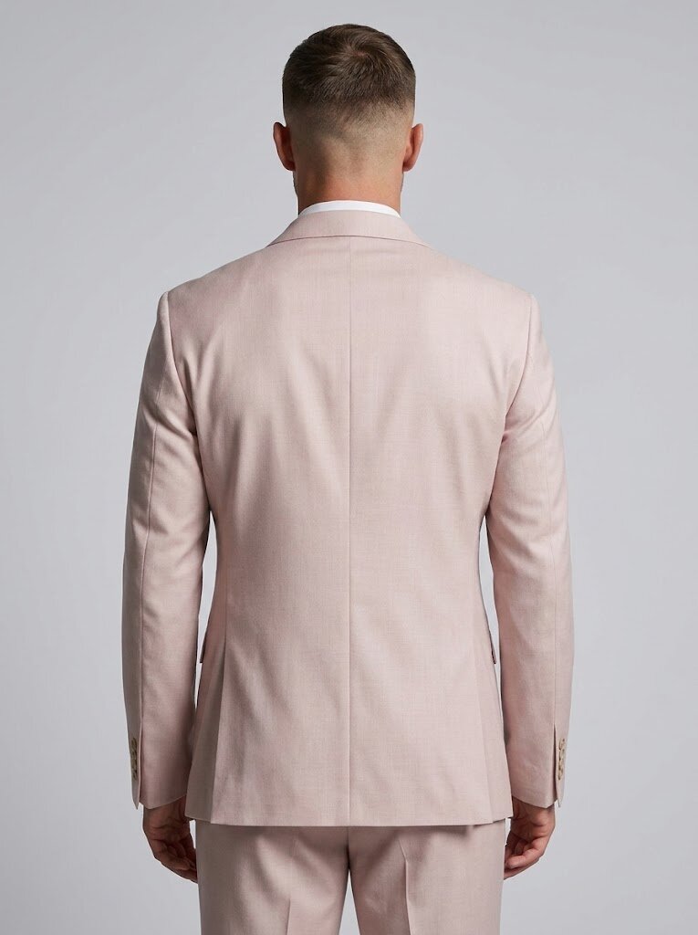 Men's Double Breasted Suit 2 Piece Regular Fit Peak Lapel