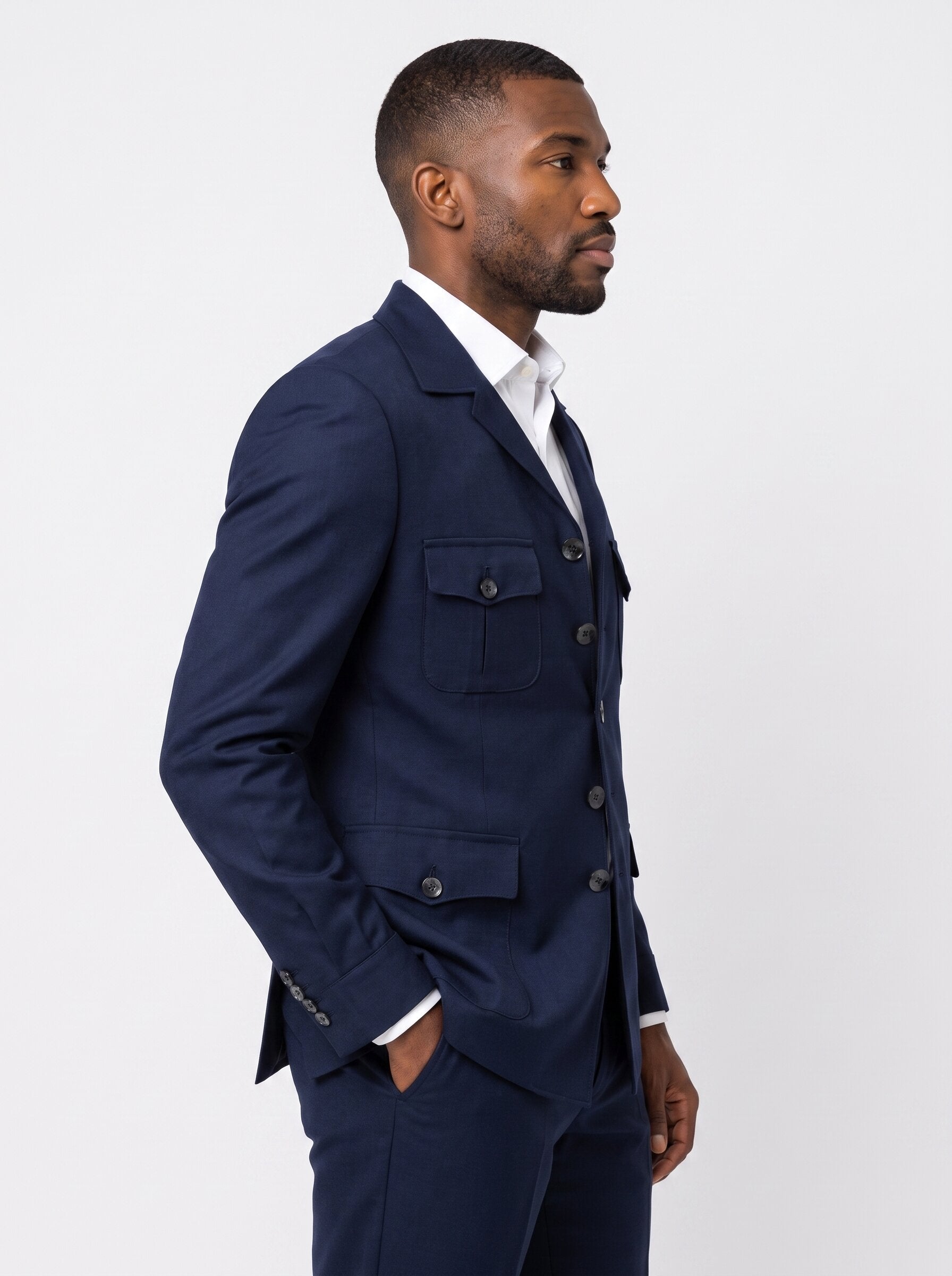 Men’s Long Sleeve Safari Suit 2 Piece