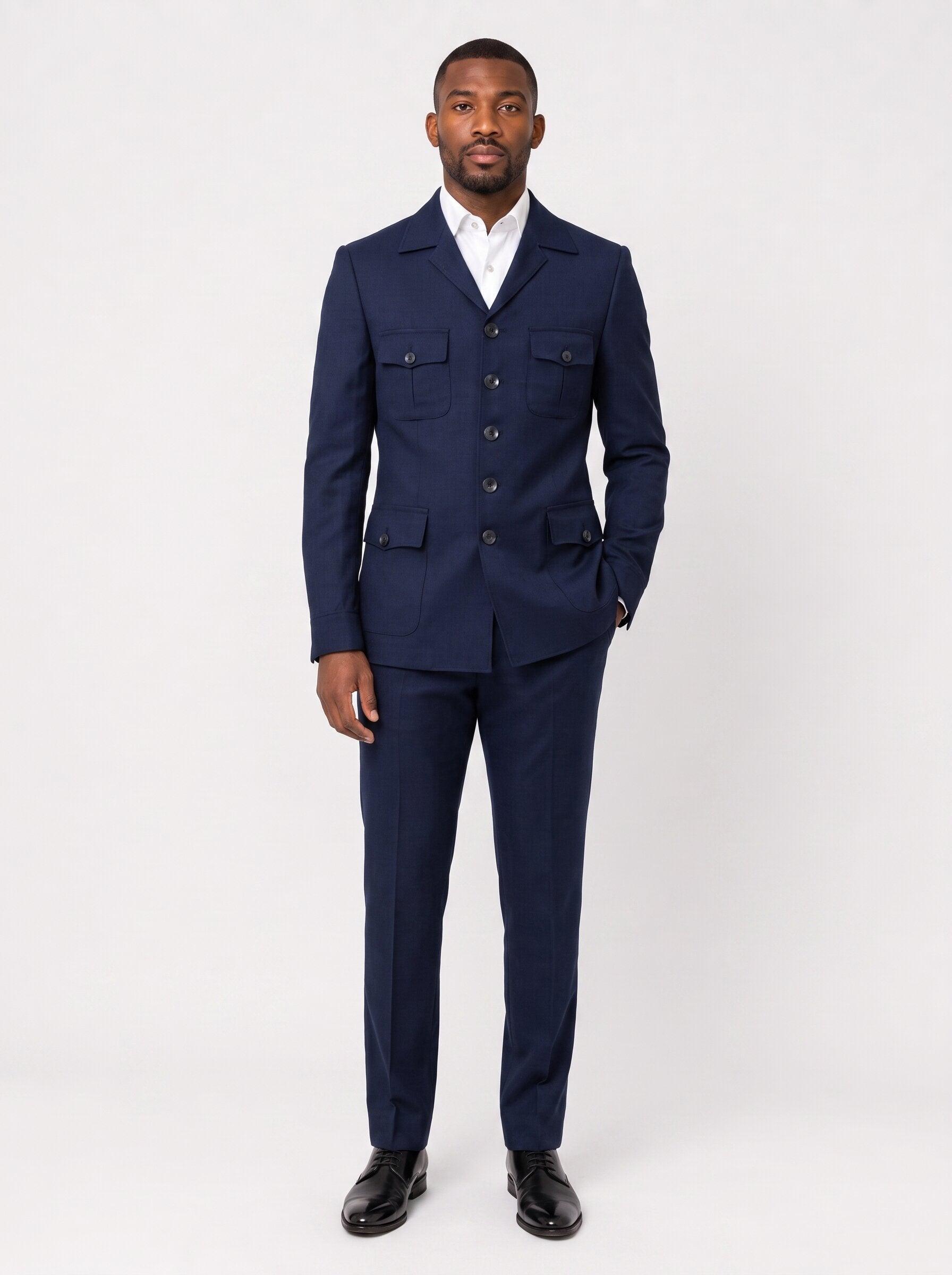 Men’s Long Sleeve Safari Suit 2 Piece