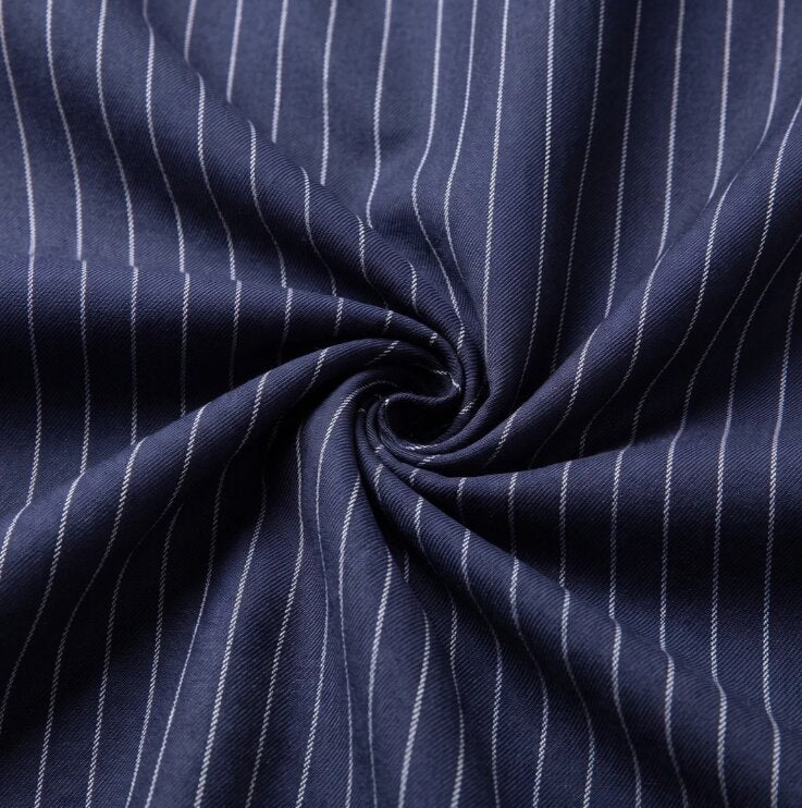 Men's Pinstripe Double Breasted Formal Suit