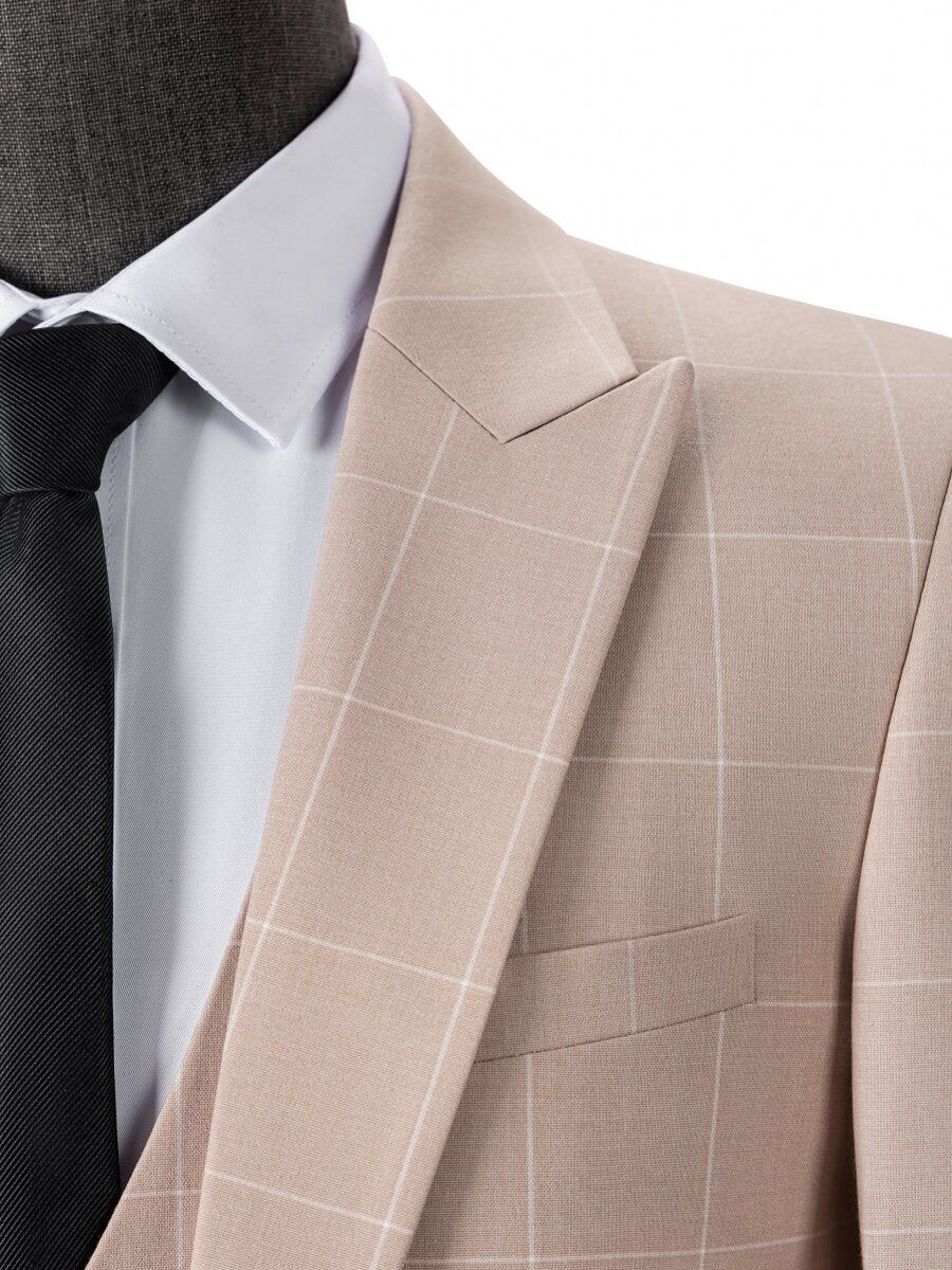 Checkered Suit Fabric