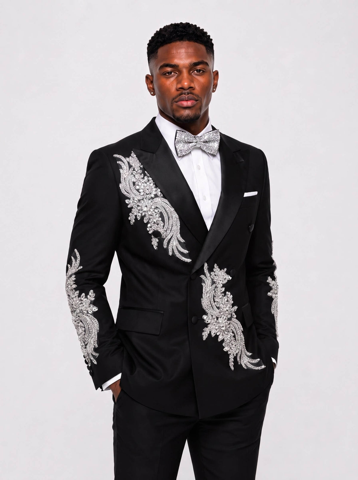 Gem Stone Prom Suit 2 Piece